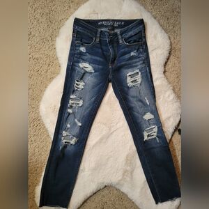 American Eagle cropped jeans